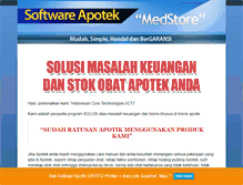 Tablet Screenshot of aplikasisoftwareapotik.com